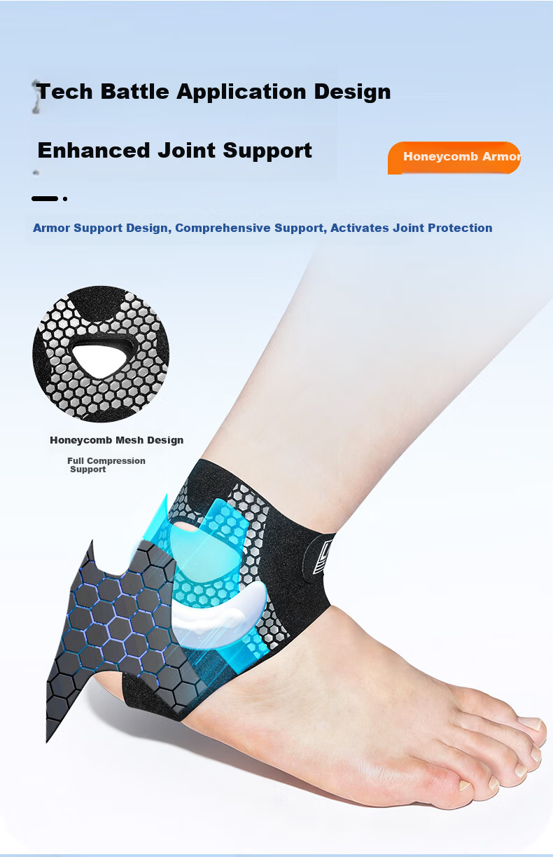 LP Ankle Support Brace for Ligament Injury and Sprain Recovery, Anti-Sprain Joint Stabilizer, Professional Sports Wearable with Shoe Compatibility 13