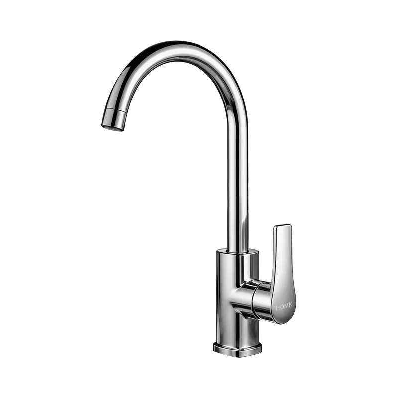 HOMK Seiko Kitchen Splash-Proof Faucet Sink Universal Rotatable Hot and Cold Two-in-One Basin Faucet