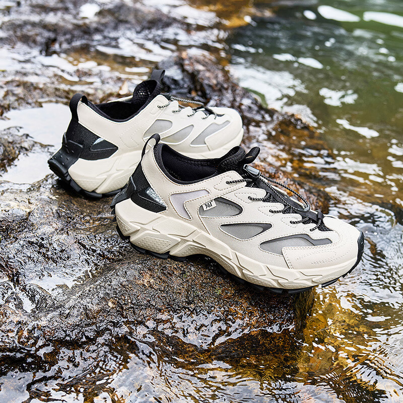 361° Men's Summer Sports Sandals Outdoor Beach Casual Shock Absorption Soft Sole Water Shoes 672626766-1