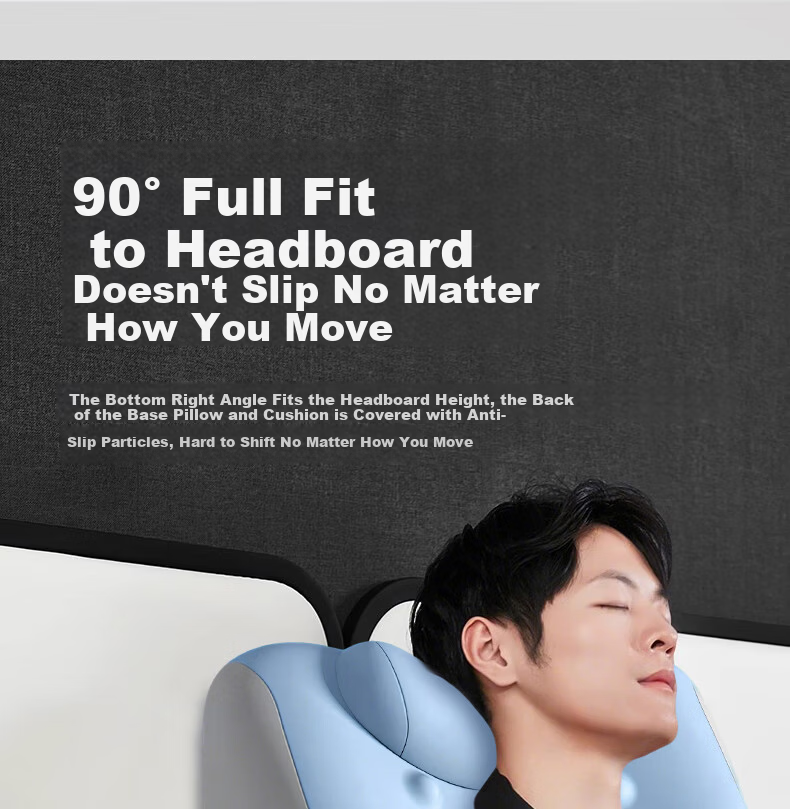 Mi Xiaoshu Bed Headrest Lumbar Pillow Bed Lounging Cushion Large Backrest Comfortable Pressure-Relief Lumbar Support Pillow 17