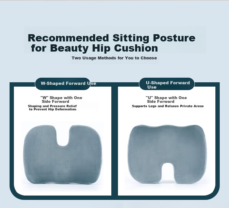 Howtreats Memory Foam Seat Cushion for Office and Car, Coccyx Pressure Relief Cushion for Long Sitting 8