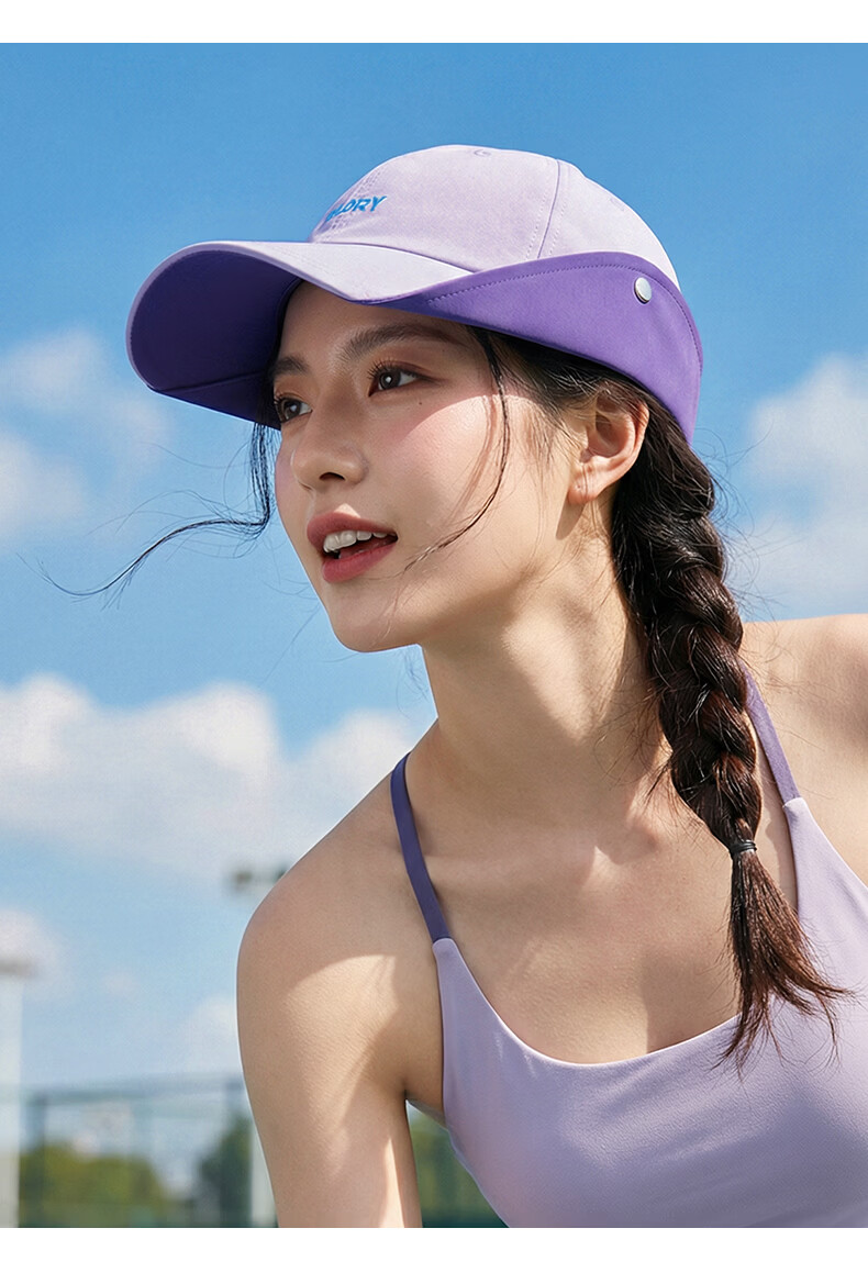 CACUSS Women's Summer Outdoor Lightweight Sun Protection Hat Casual Sports Sunshade Bucket Hat Mountaineering Baseball Cap Black 6