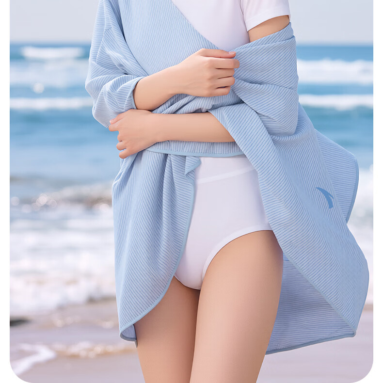 ANTA Swimming Quick-Dry Towel Beach Towel Adult Women's Sports Absorbent Warm Portable Fitness Spa Bathrobe 2