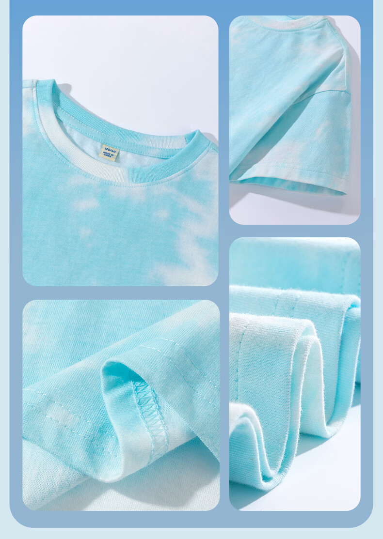 Piggy Banner Boys Summer Set Pure Cotton Breathable Big Kids Short Sleeve Shorts Two-Piece 2026 New Children's Sportswear 15