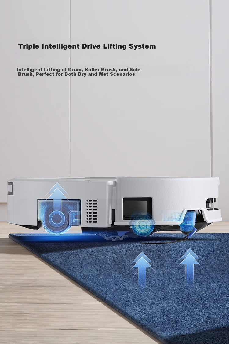 Ecovacs T90 PRO Robot Vacuum Cleaner - New Release, 4-in-1 Vacuum, Mop, Wash, Dry with Automatic Cleaning, Dust Collection, Hot Water Mop Washing, Hot Air Drying, Drum Water Washing, and Water Supply  34