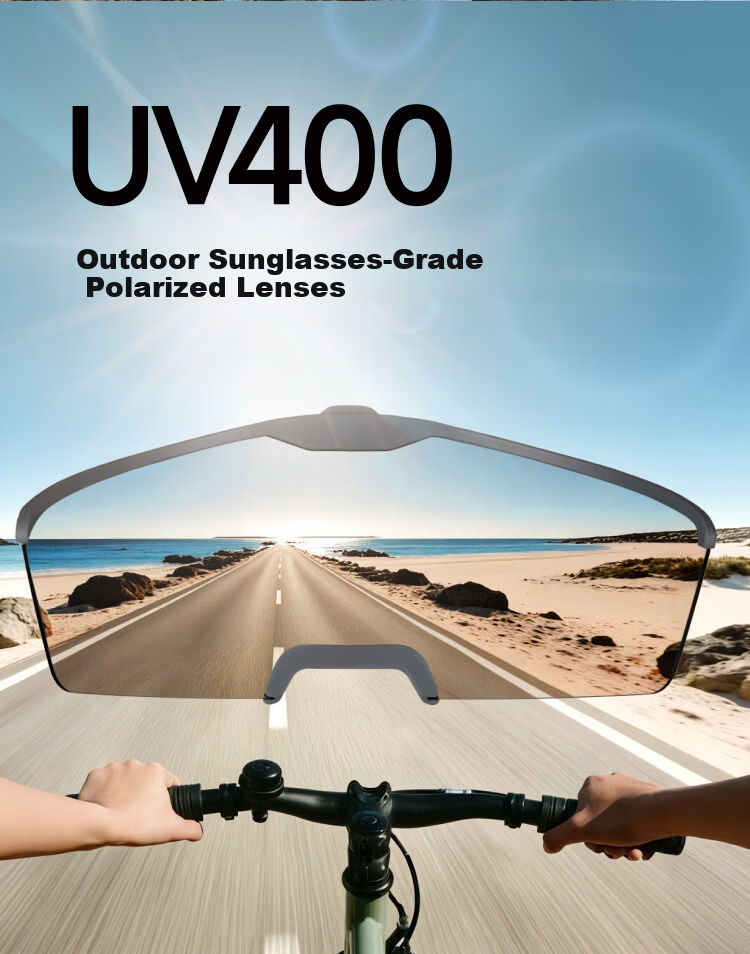 Beneunder Magnetic Sunglasses Sun Hat for Men Full Face Sunshade Hat Open Top Outdoor Sports Cycling Detachable Polarized Lenses 2