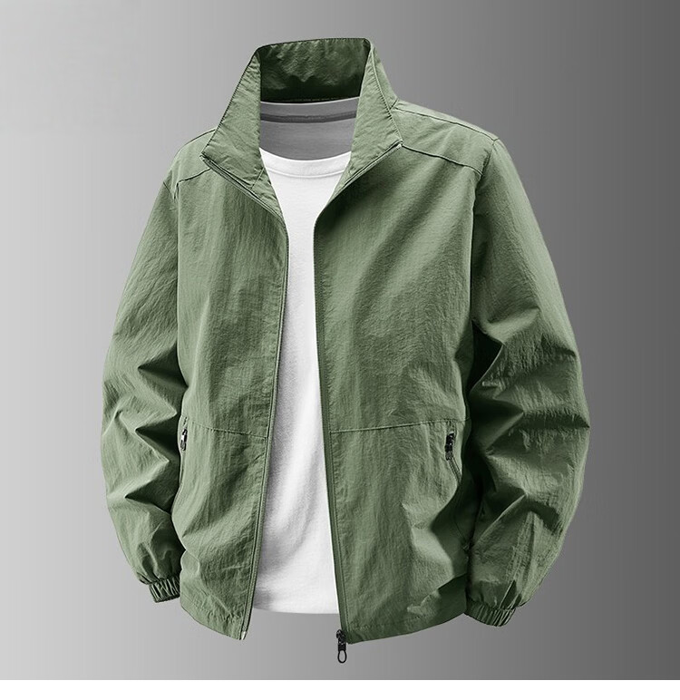 RED DRAGONFLY Men's Sun Protection Fishing Jacket Casual Cooling Breathable Quick-Dry Stand Collar Versatile Skin Jacket 15