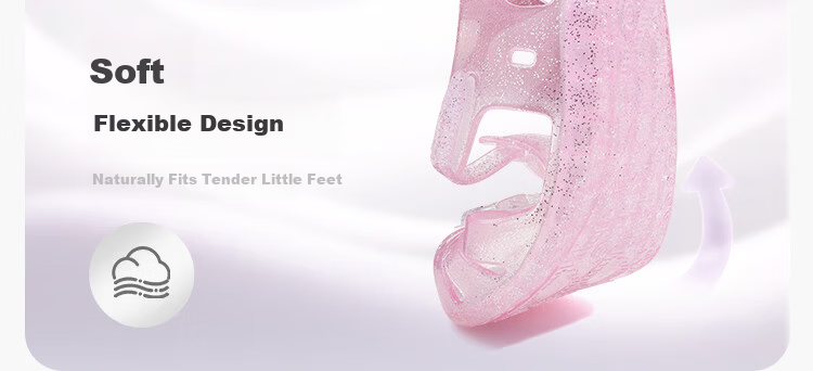Mutong Girls' Summer Jelly Sandals Soft Sole Anti-Collision Toddler Closed-Toe Beach Shoes Cute Bunny Pink Size 160 18