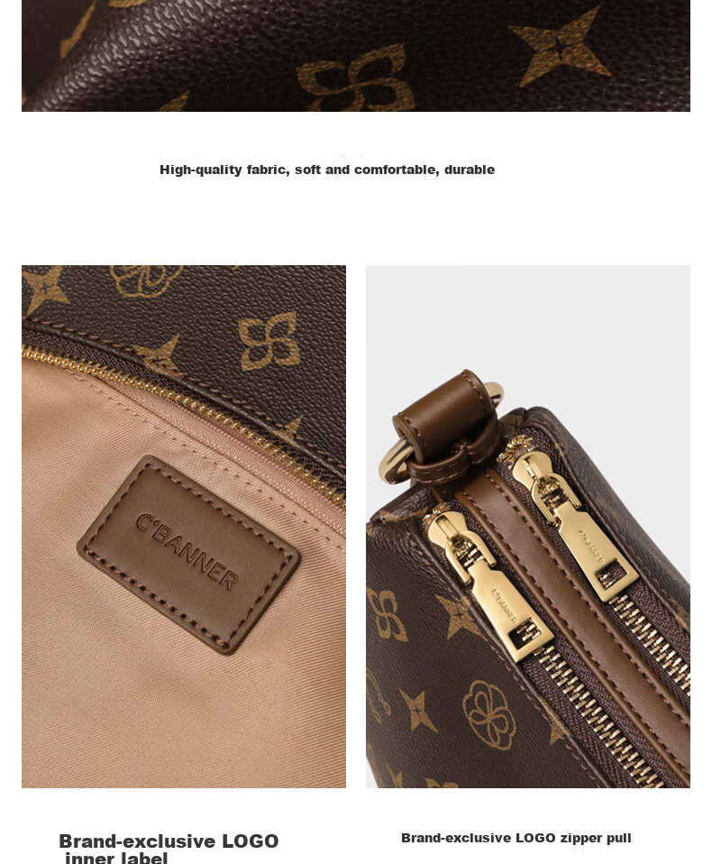 C.BANNER Women's Bag Crossbody Shoulder Printed Underarm Bag Luxury Birthday Gift for Girlfriend Wife 4