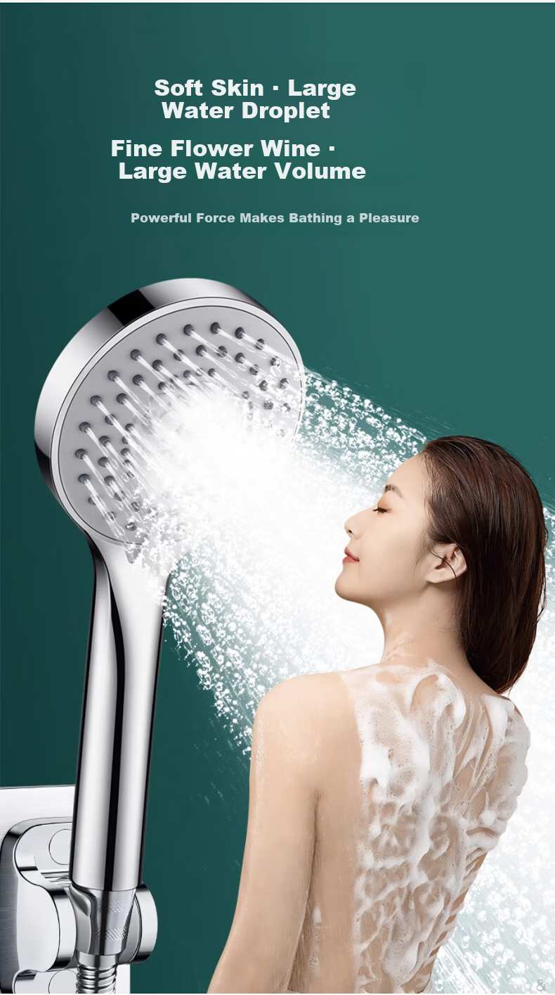 JROR [Germany] Shower Set Bathroom Shower Head with Hose Complete Shower Kit 8
