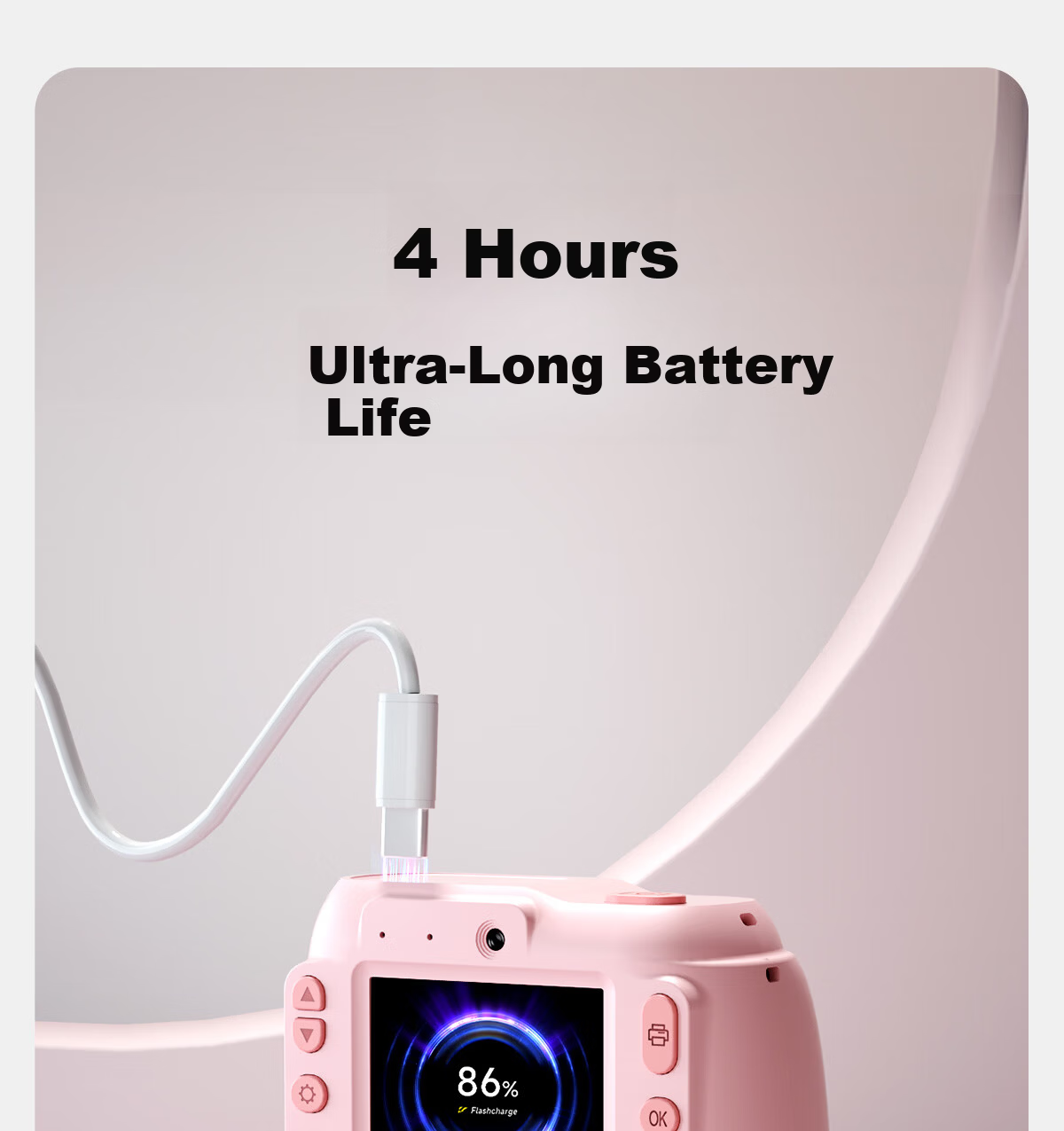 Leleyu Instant Print Kids Camera for Ages 7-14 Toy Birthday Gift for Boys and Girls Pink 9
