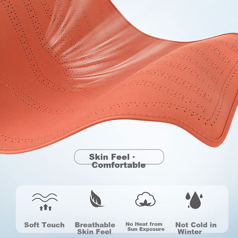 RATHBONE Car Seat Cushion Ice Silk Three-Piece Set Single Non-Backrest Non-Slip Universal Summer Breathable Seat Cover