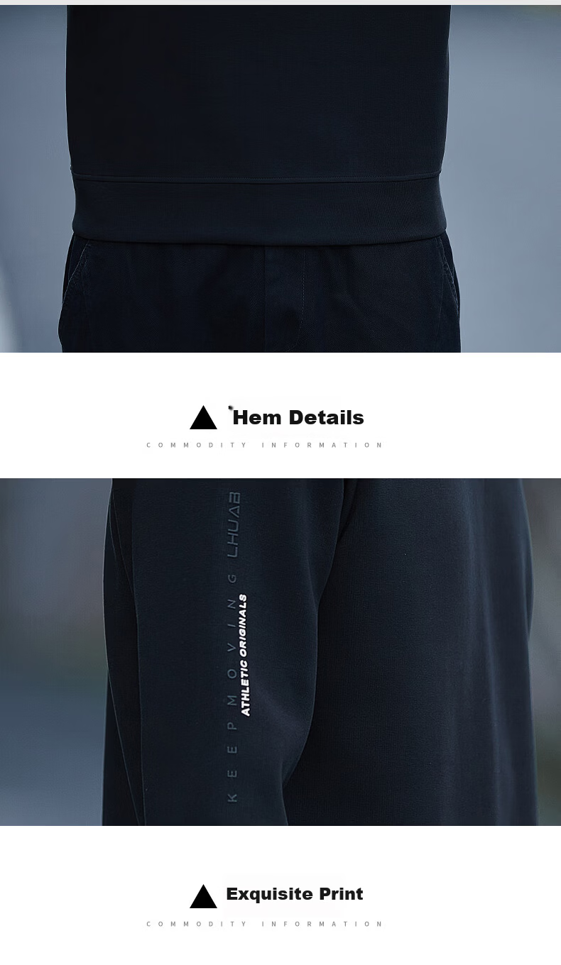 ROMON Men's Sweatshirt Spring and Autumn Long Sleeve Pullover T-Shirt Casual Comfortable Jacket Base Shirt 8170 Black L 18