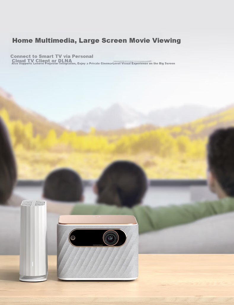 Lenovo Personal Cloud New T2Pro Dual-Bay NAS Diskless Version Home Network Storage Server, Phone Album Backup Private Cloud 8