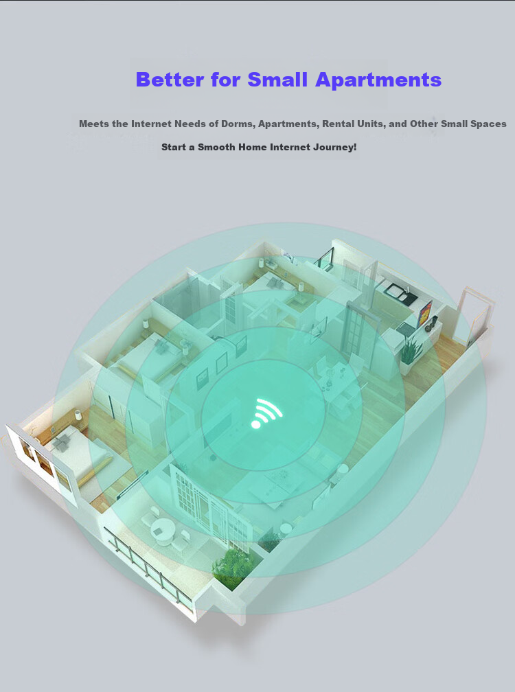 COMFAST AX3000 Dual-Band WiFi 6 Wireless Router for Home Use, Hisilicon Dual-Core Chip High-Speed 5G Network Mesh Networking Wall-Penetrating King WR631AX V2 2
