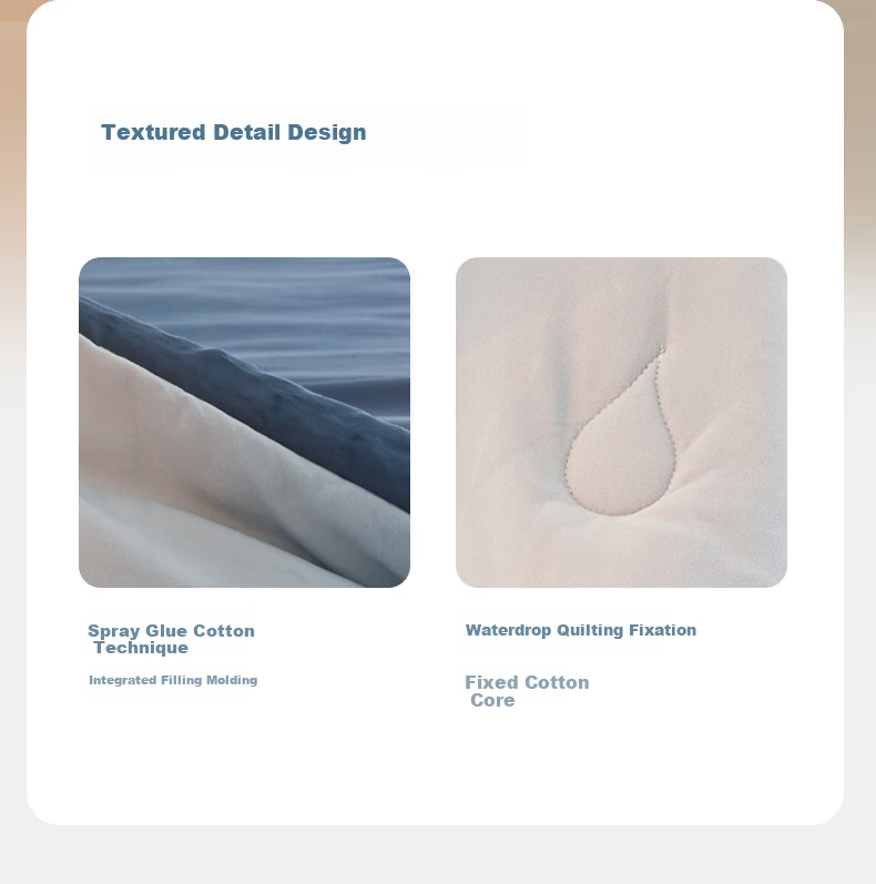 Luolai Home Textiles Aerospace Deep Sleep Quilt 60s Cotton A-Class Antibacterial Washable Spring and Autumn Warm Quilt Blue 16