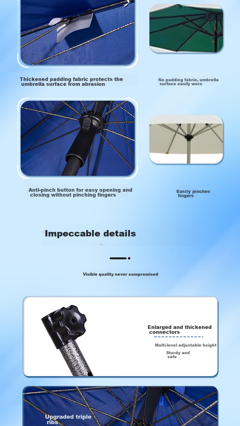 Hakkai Bird Outdoor Sunshade Umbrella Base Water-Filled Stand Stall Sun Umbrella Fishing Umbrella Base Fixer Ground Spike Accessory Bracket 4
