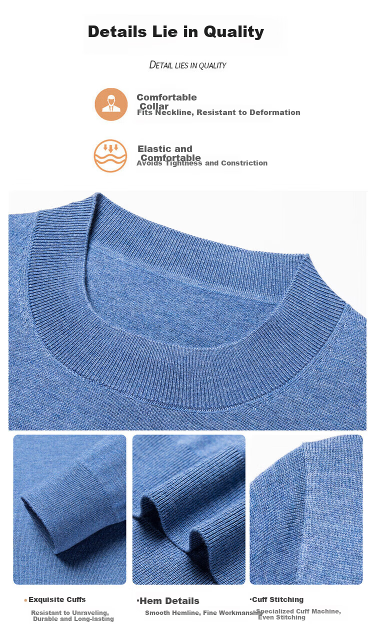 Hengyuanxiang Men's Lightweight Sweater with Wool and Mulberry Silk, Spring and Autumn Thin Knit Turtleneck Base Shirt, Dark Gray, Size M 2