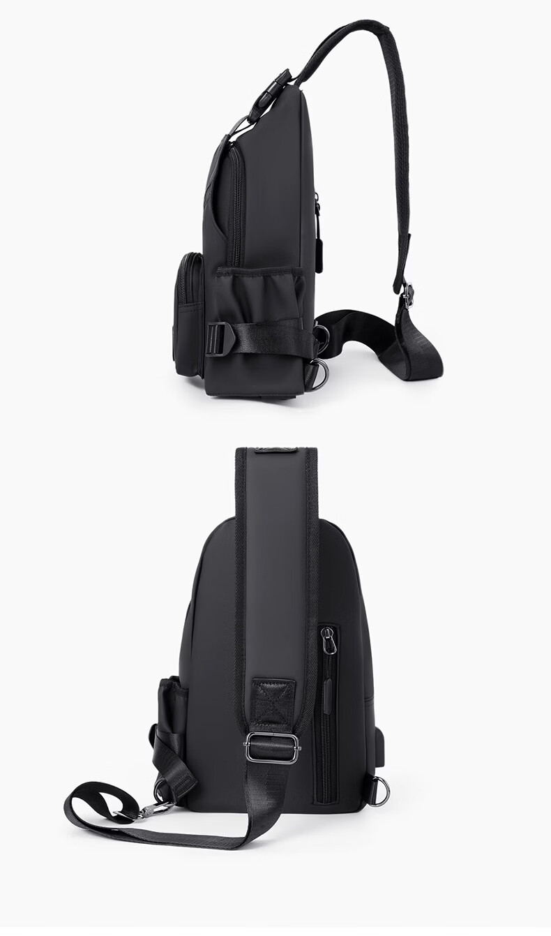 JEEP Men's Outdoor Crossbody Bag Sports Small Backpack Large Capacity Shoulder Bag Casual Commuter Water-Resistant Phone Bag 11
