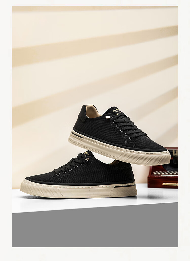 Septwolves Men's Summer 2026 New Canvas Shoes Breathable Lightweight Low-top Sneakers Trendy Casual Shoes 480375 15
