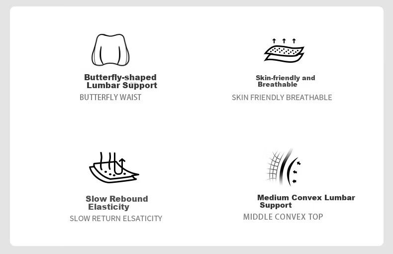 Nila Lumbar Support Office Cushion Seat Pad Workstation Long Sitting Waist Pillow Backrest Cushion Lumbar Support Pad Waist Protector 3