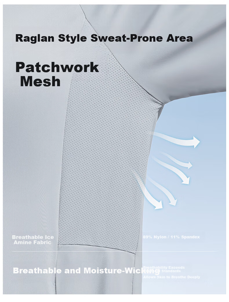 Moxun [Zhao Lusi Same Style] Original Yarn Sunscreen Jacket Women's Ice Silk Cooling UV Protection Summer New Model 11