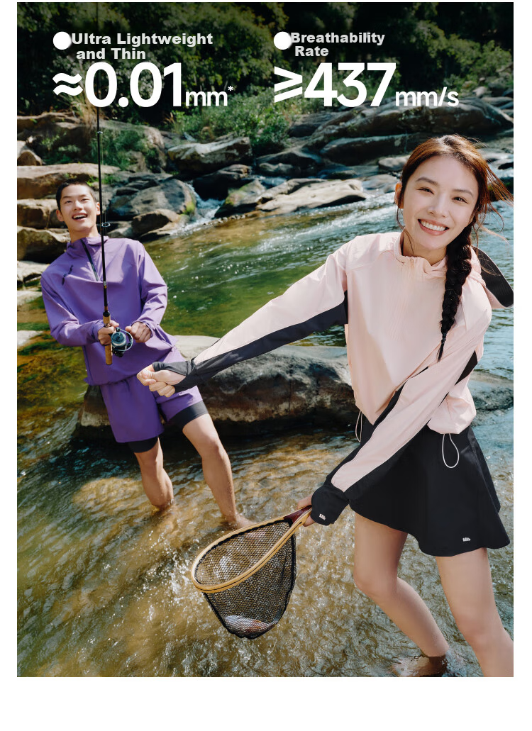 Beneunder Women's A-Line Water-Resistant Skirt Shorts Outdoor Sports Quick-Dry Sun Protection Spring Summer 2025 WR392 13