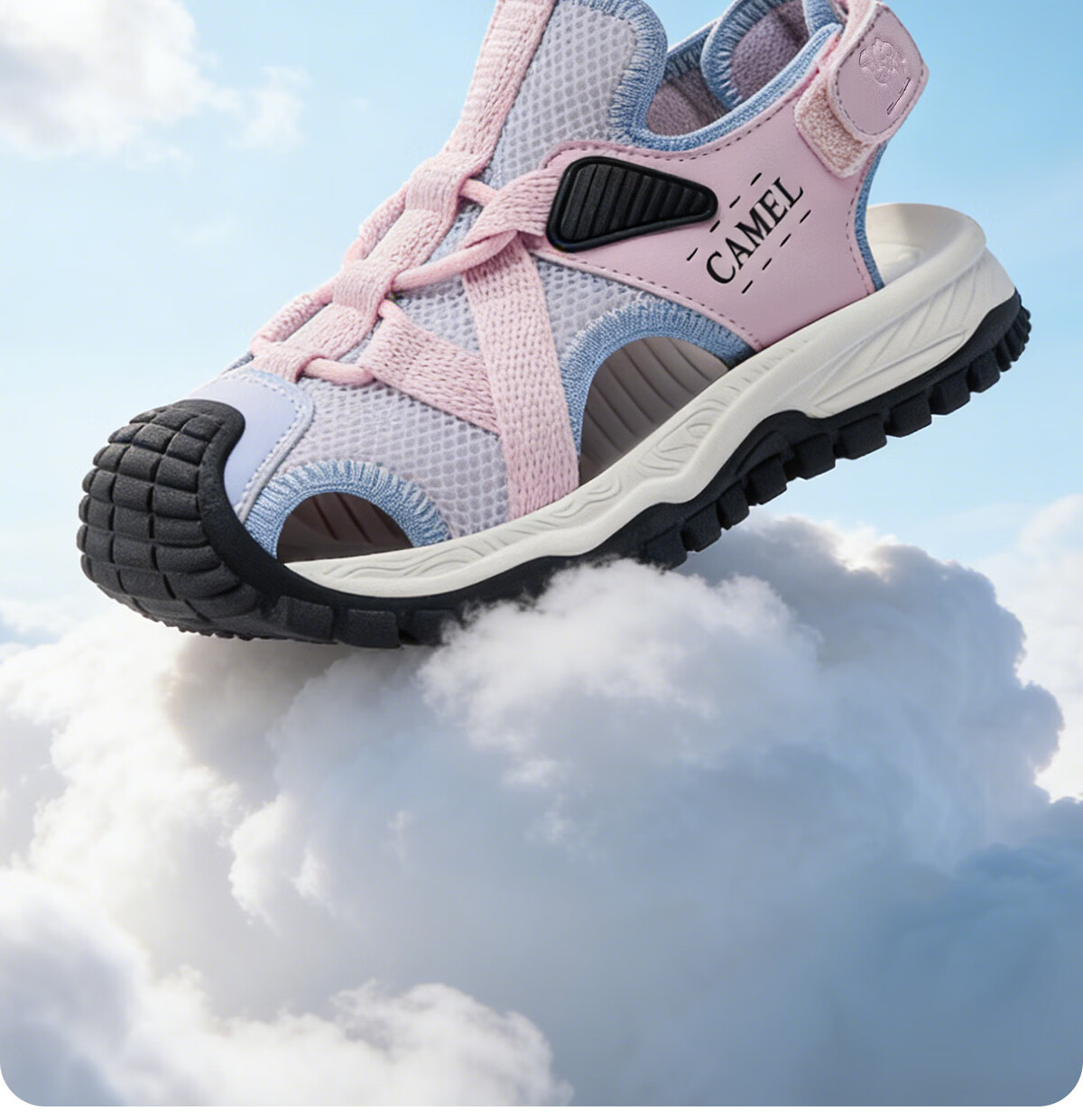 Camel Kids Summer Breathable Closed-Toe Outdoor Casual Beach Sandals Non-Slip Anti-Collision Durable for Older Children 11