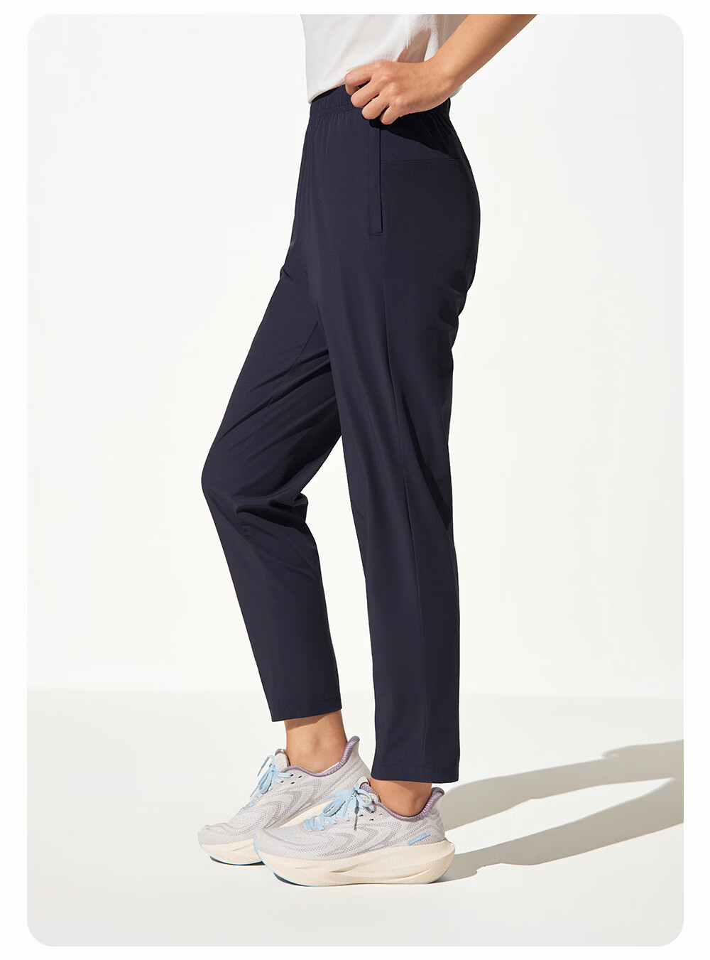 Bmai 26 New Men and Women Sports Pants Ice Thin Quick-Dry Running Training Breathable Woven Straight-Leg Pants for Men 11