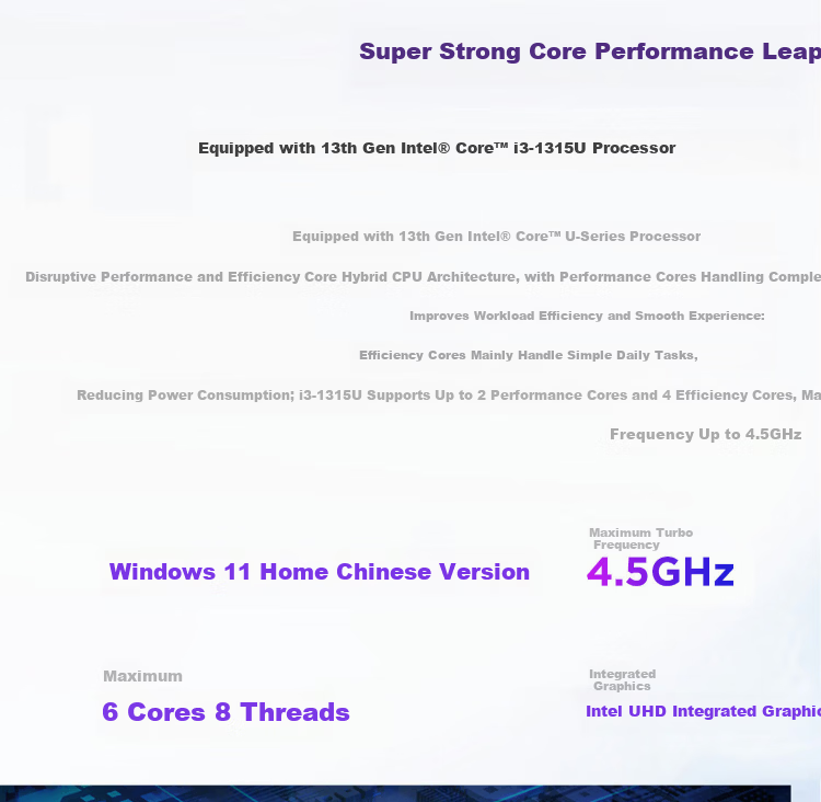 Lenovo Laptop Zhaoyang Yue Pro 14-inch Business Lightweight Notebook Intel Core High-Performance i5 16GB 512GB SSD 180-Degree Hinge 8