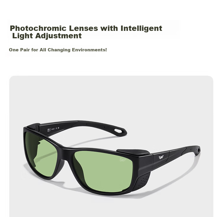 Bertha Fishing Sunglasses Polarized Outdoor Professional Anti-Glare Men Underwater Visible 3M Drift Watching Glasses 10