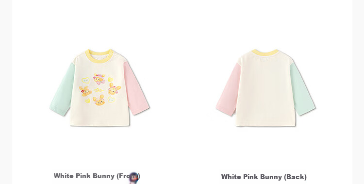 BALABALA 【balaOne】 Kids Long Sleeve T-Shirt Boys and Girls 2026 Spring Autumn Cotton Cute 6