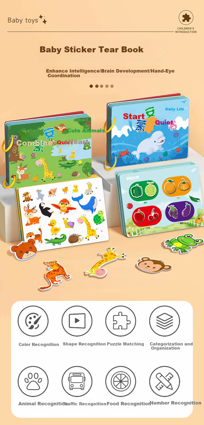 Princess Mili Dress-Up Stickers Children's Girls Book Makeup 3-6 Years Toy DIY Craft Creative Girl Gift 3