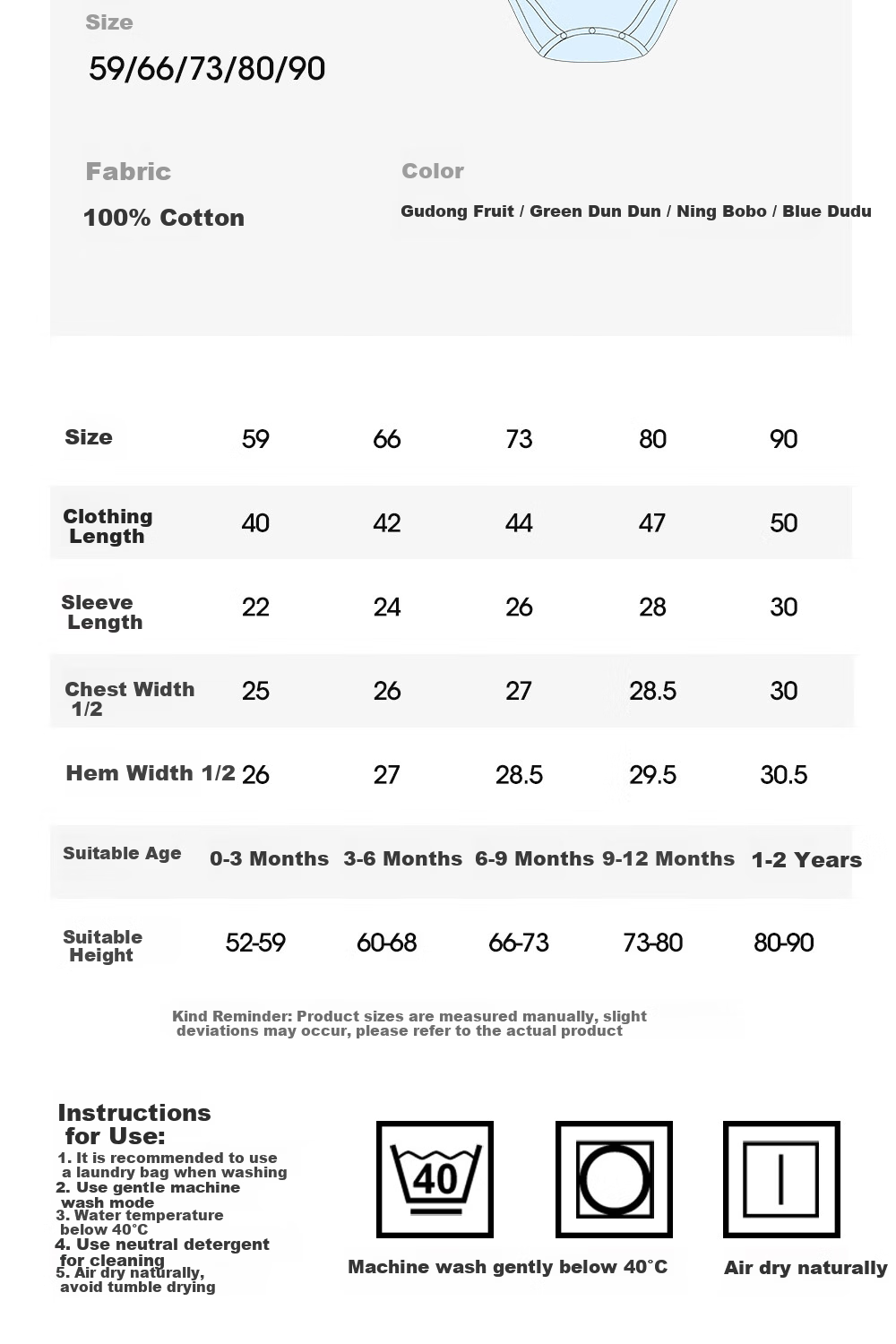 Betis Baby Clothes Skin-Friendly New Autumn Pure Cotton Infant Long Sleeve Bodysuit Warm Baby Romper Pajamas 18