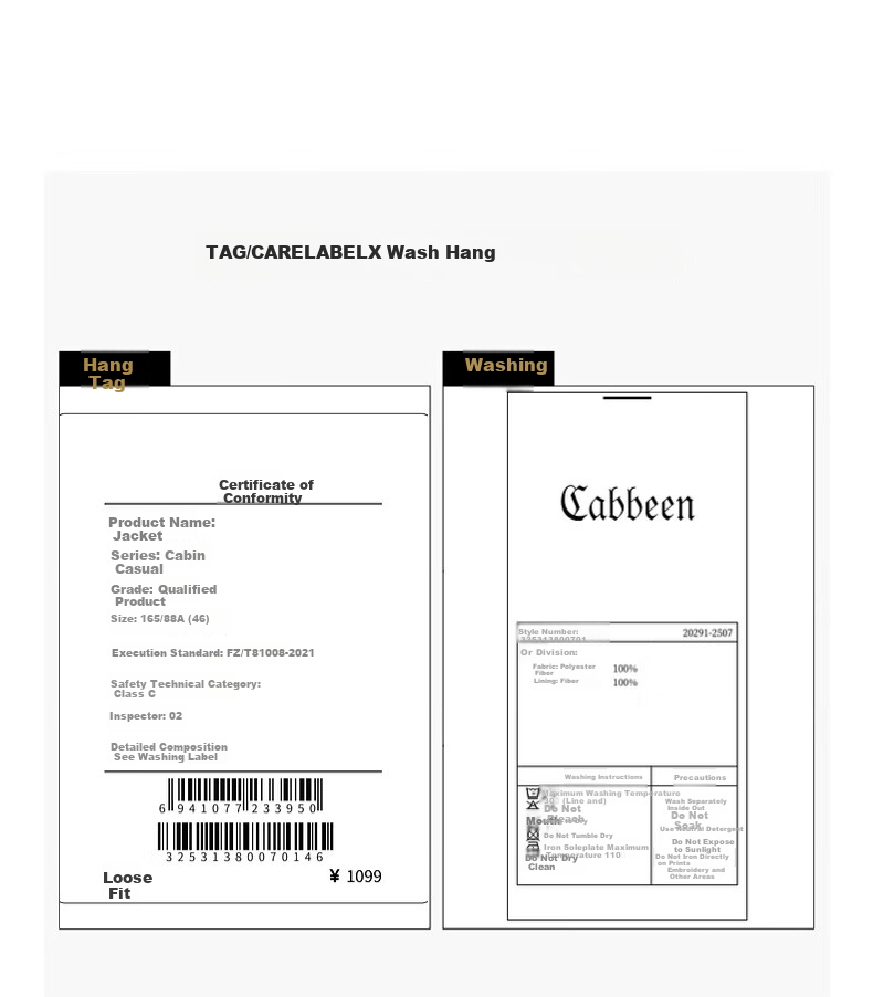 CABBEEN [Wrinkle Jacquard Fiber] Men's Jacket with Heavy Metal Zipper, Casual Autumn Long-Sleeve Outerwear Made of Jacquard Fabric 12
