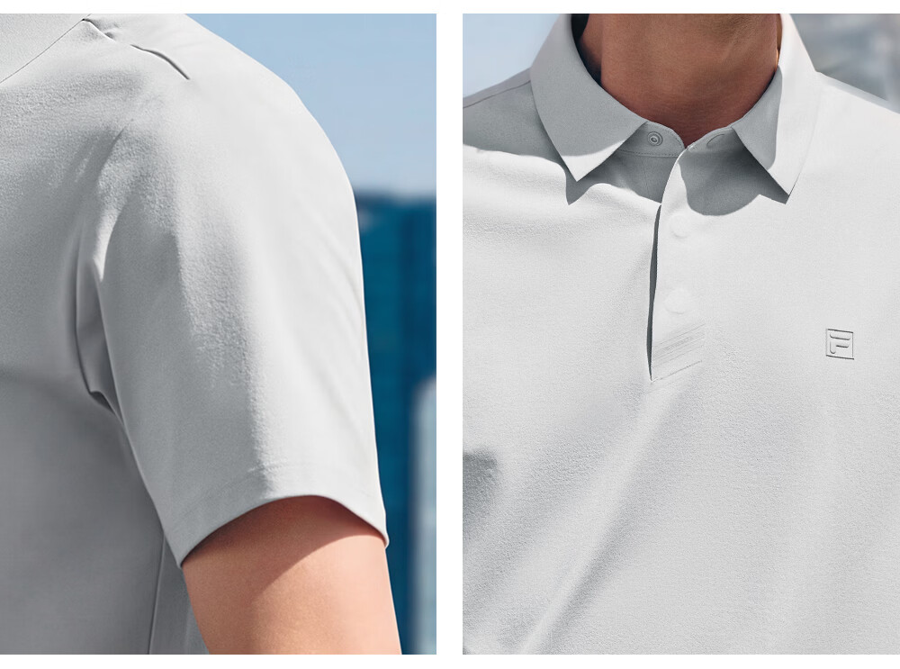 FILA Official Wang Yang Men's Knitted Short Sleeve Polo Shirt 2026 Summer Moisture-Wicking Quick-Dry Comfortable Top 10