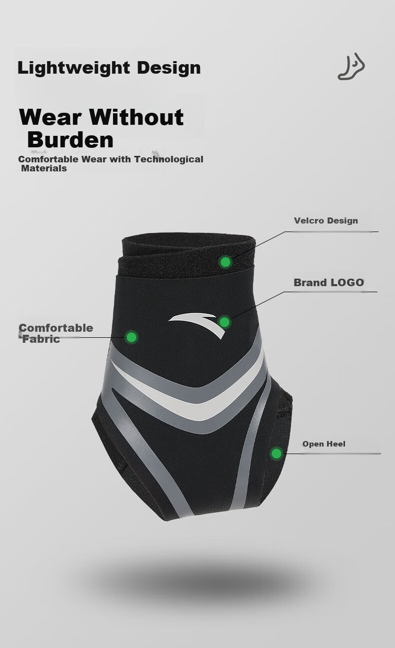 ANTA Ankle Support Sports Brace Lightweight Wrist Sleeve for Sprain and Ligament Injury Protection Basketball Badminton 2