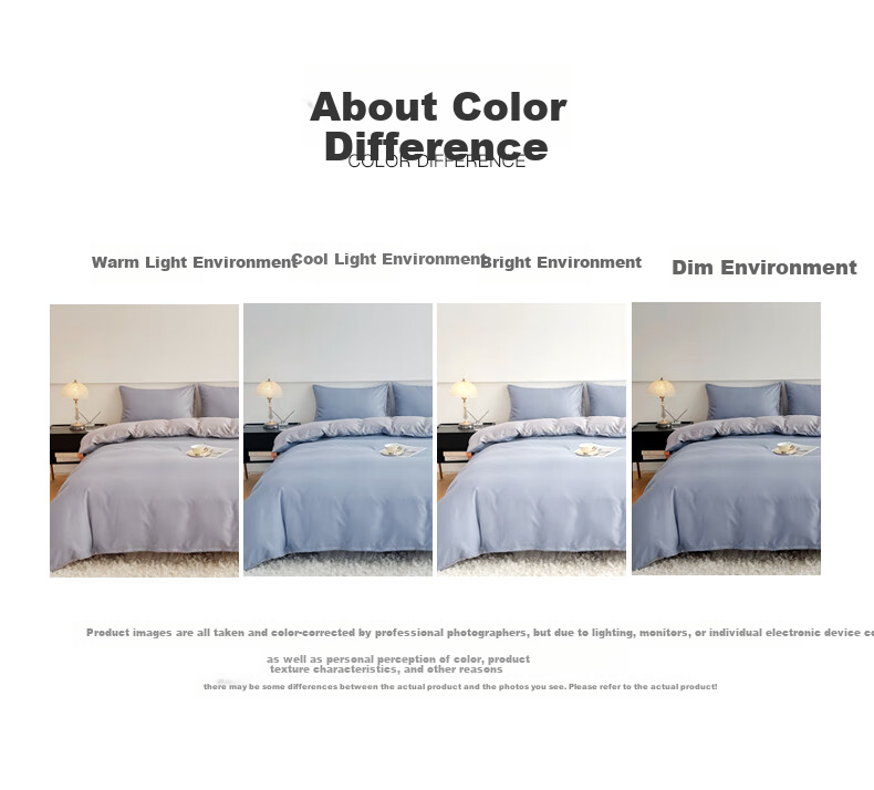 CROWN 60S Pure Cotton Duvet Cover 200x230cm Single Piece Class A 100% Cotton Student Dormitory Bedding for 1.5m Bed Sheet and Duvet Cover 9