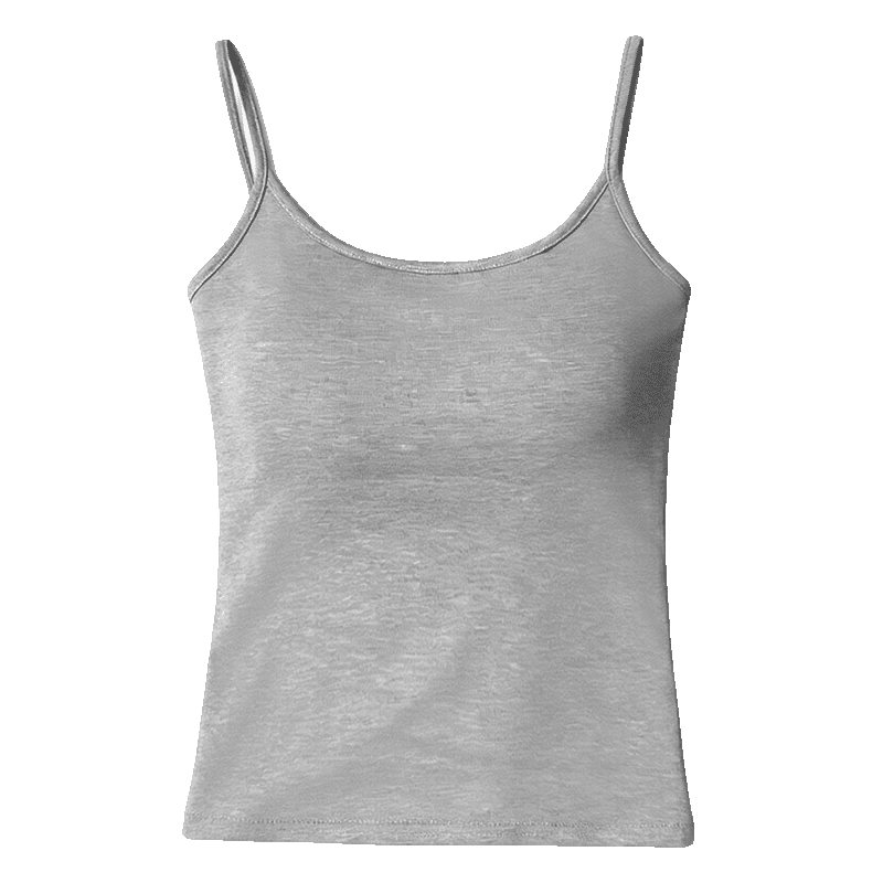 Urban Beauty Pure Cotton Basic Camisole Slim Fit Thin Vest Top for Women Innerwear Outerwear