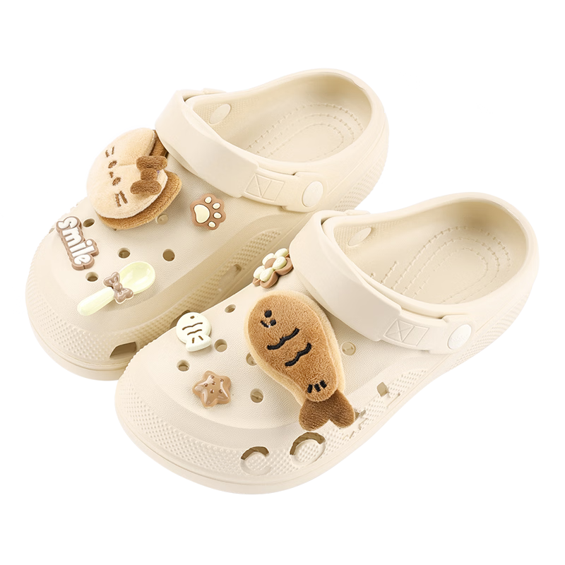 BALABALA Kids Girls Summer EVA Beach Clogs Soft Comfortable Outdoor Sandals
