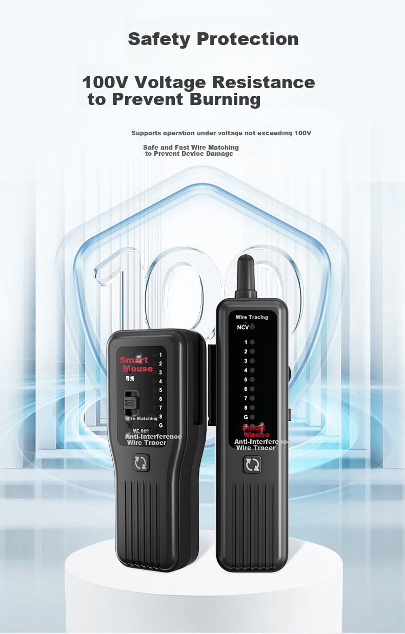 Smart Mouse NF-812 Network Cable Tester Multifunctional Line Tracker Signal Tester Inspection Tool Set 6