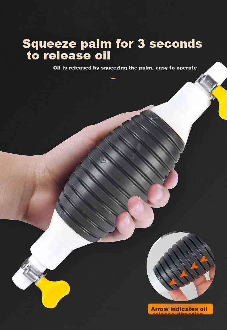Beifute Manual Oil Extractor Pump Car Fuel Transfer Pump Gasoline Suction Pipe 5