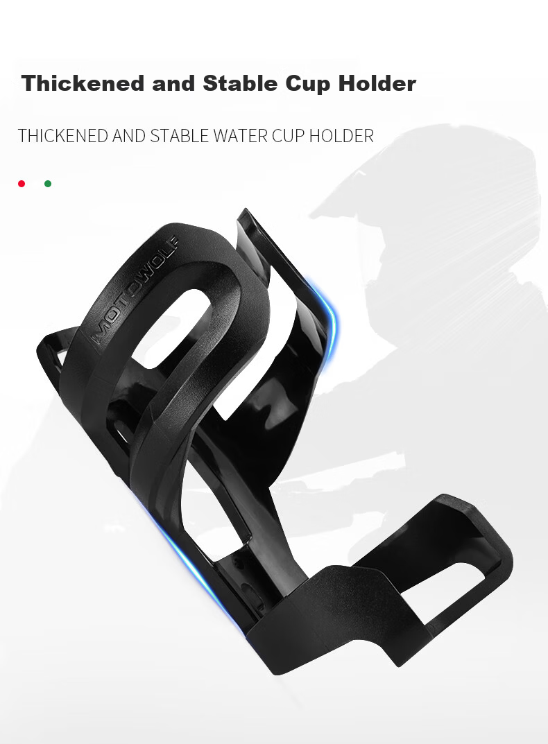 MOTOWOLF Motorcycle Cup Holder, Bumper Cup Holder, Scooter Cup Holder, Universal Modified Bicycle Drink Bottle Holder, Motorcycle Travel Equipment, Adjustable 1