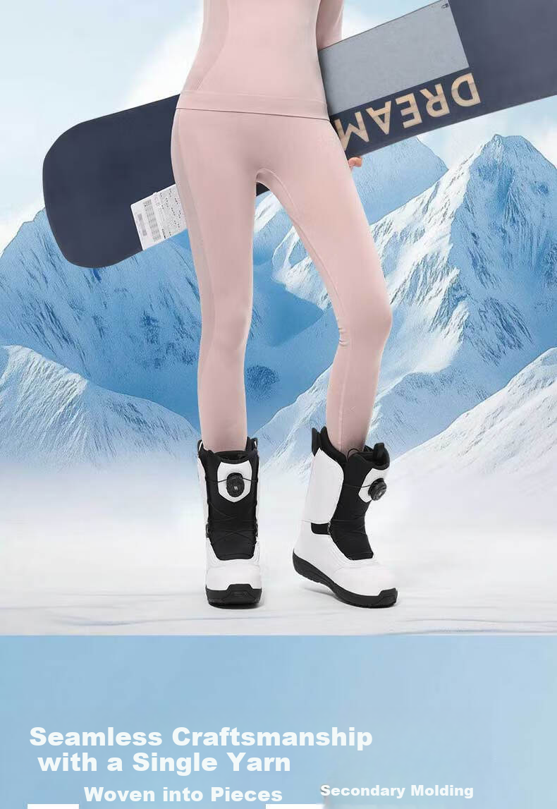 LangSha Women's Ski Quick-Dry Thermal Underwear Set Functional Antibacterial Breathable Moisture-Wicking Outdoor Sports Base Layer 2