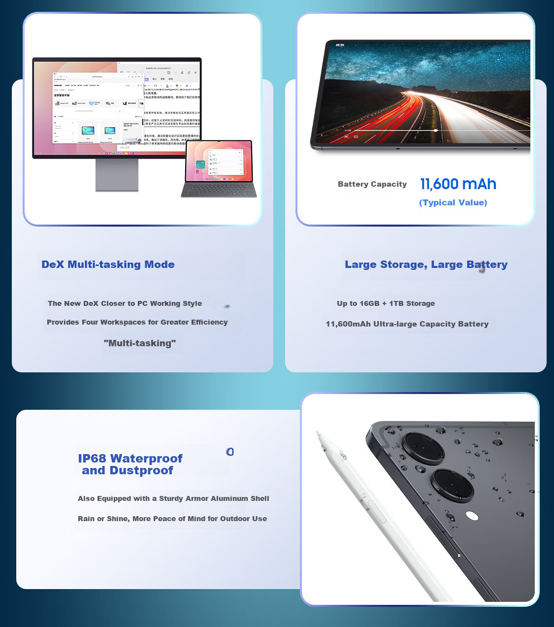 Samsung S11 Ultra 14.6-inch Tablet 2025 New Ultra-Thin AI Tablet 12GB RAM 512GB Titanium Gray 5G 5