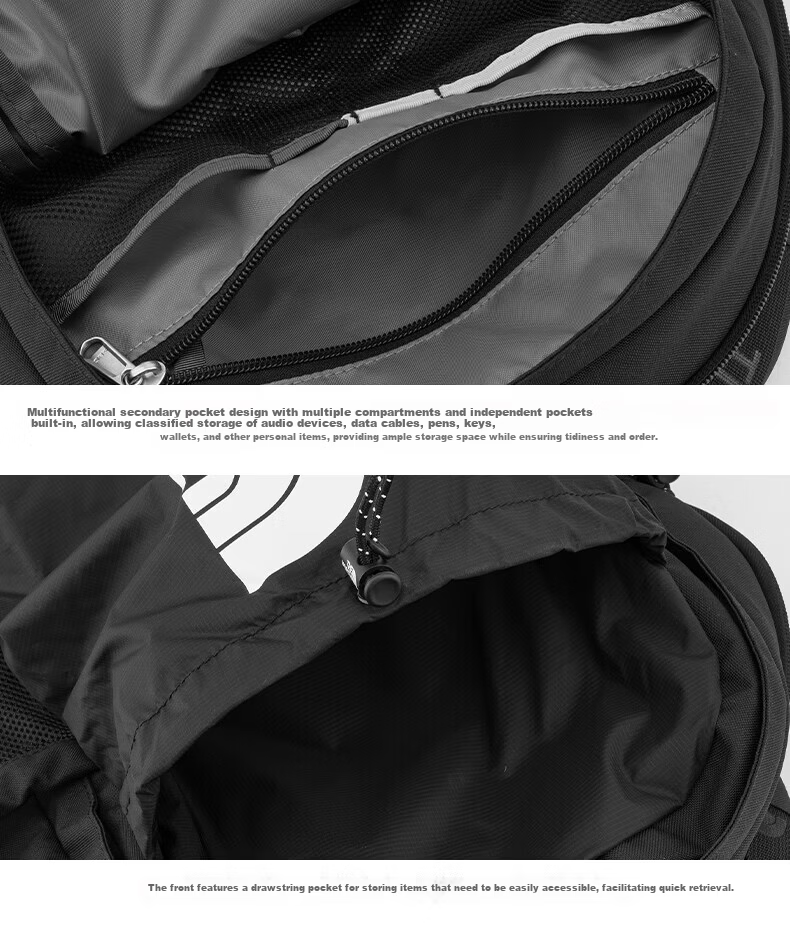 The North Face Unisex Bozer 19L Outdoor Sports Casual Commuter Travel Comfortable Backpack 52TB 8