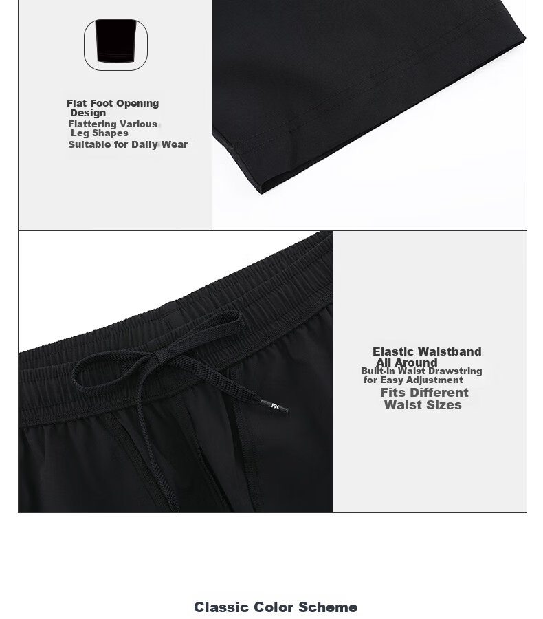 361° Men's Spring Summer Sun Protection Casual Sports Pants Running Loose Fitness Straight-leg Cropped Pants 652624713H-2 54