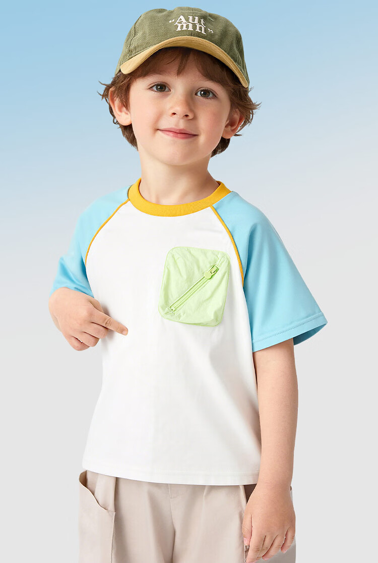 Balabala [balaOne] Kids Baby Boys Short Sleeve T-Shirt 2026 Summer Children's Top 5