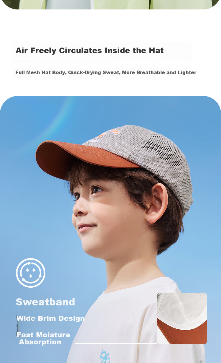BALABALA Kids Baseball Cap Summer Boys Girls Sun Hat Embroidered Fashion Cute 208225160206 4