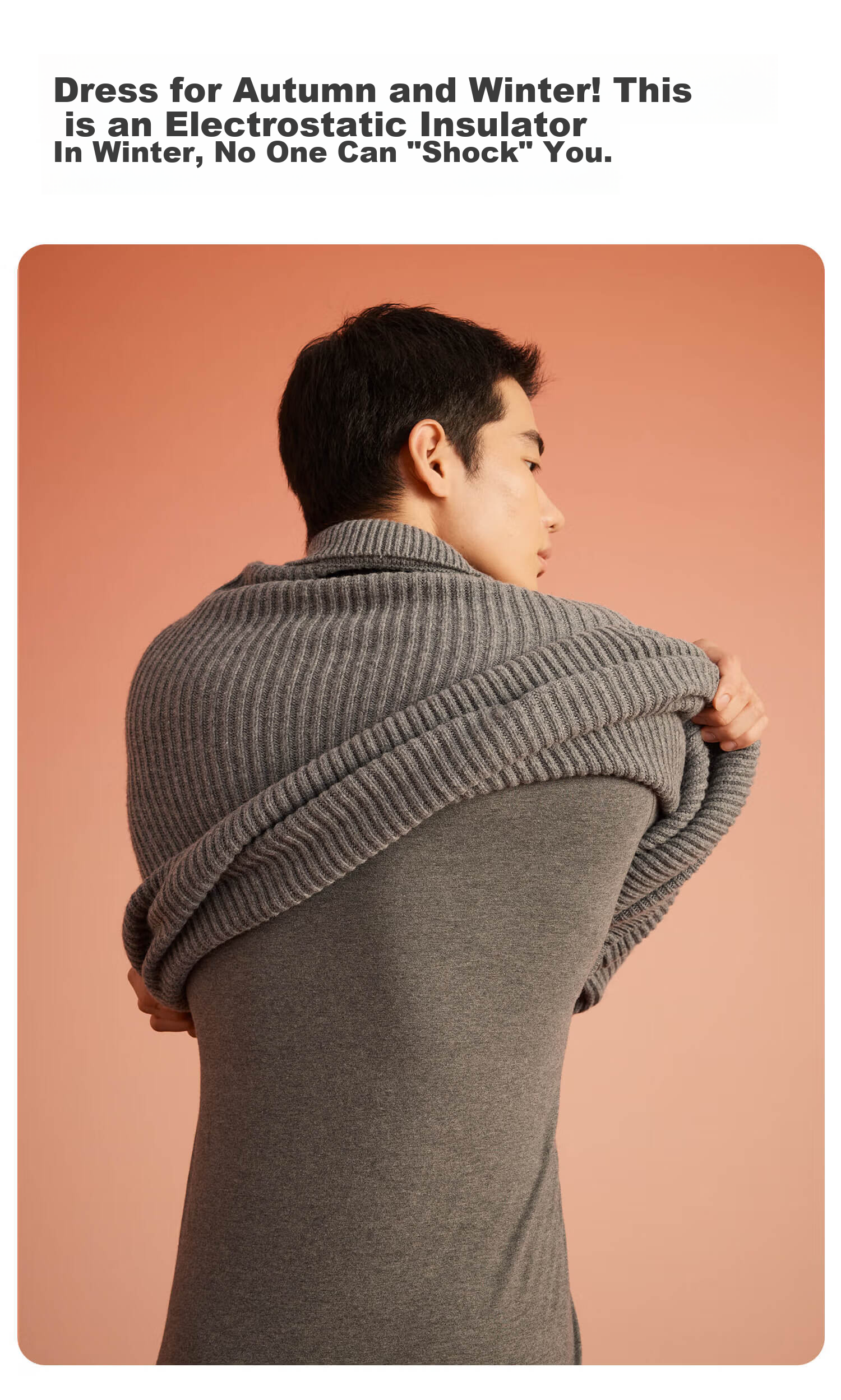 Urban Beauty [Class A Xinjiang Cotton] Men's 100% Pure Cotton Thermal Underwear Set, Antibacterial Autumn Shirt and Pants 11